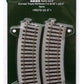 Kato 2-280 HO Code 83 14 9/16" Radius 22.5° Curved UniTrack (Pack of 4)