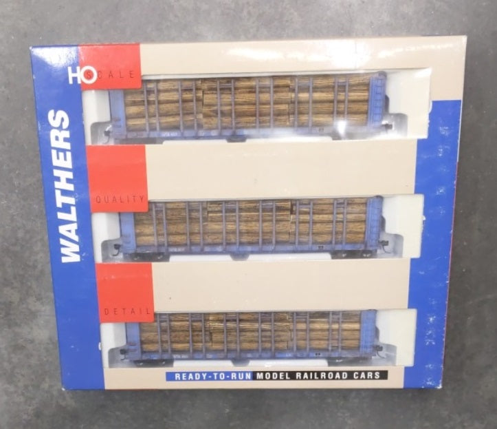 Walthers 932-33154 HO Scale Georgia Pacific 63' Pulpwood Car (Pack of 3)