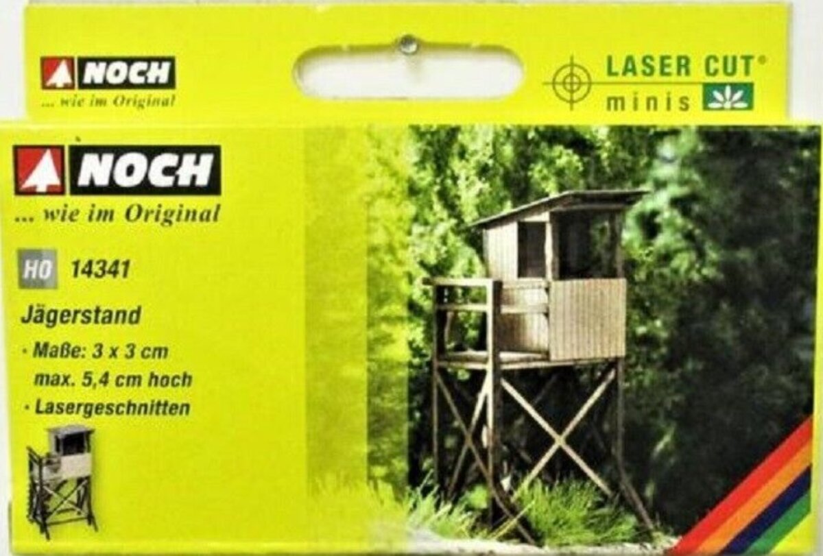 Noch 14341 HO Elevated Deer Stand Laser-Cut Kit