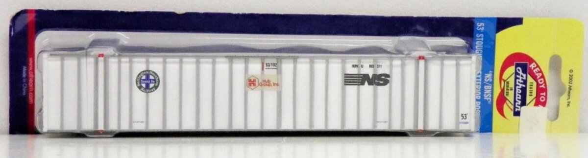 Athearn 02684 HO Norfolk Southern/Burlington Northern Santa Fe 53' Stoughton