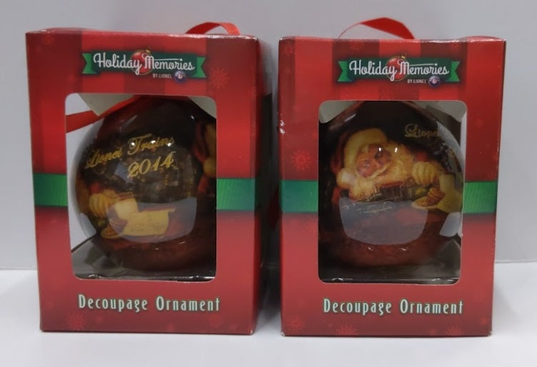 Lionel 9-21017D Santa Claus 2014 Christmas Ornament