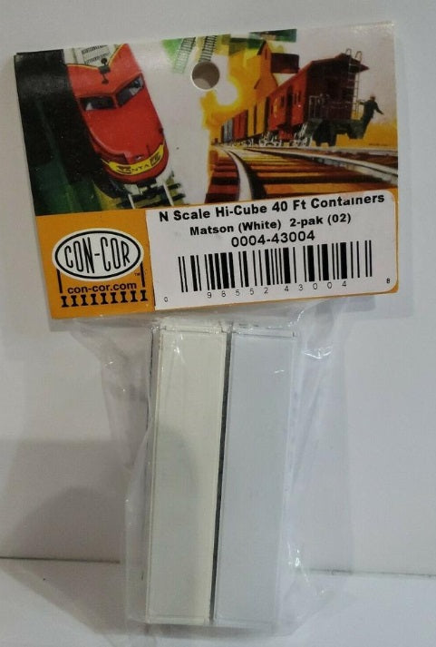 Con-Cor 0004-43004 N Matson 40' Hi-Cube Container # 2 (Pack of 2)