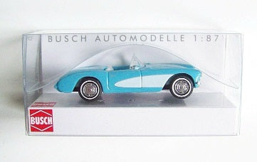 Busch 45409 Aqua Corvette Cabrio 1956