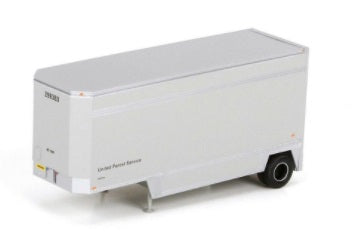 Athearn 29426 HO UPS 28' Drop Sill Parcel Trailer  #299383
