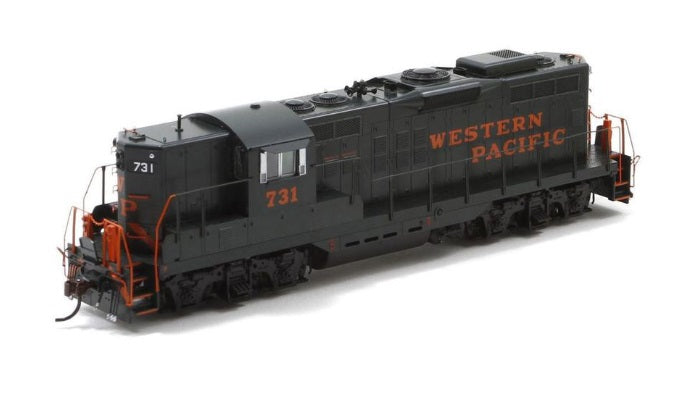 Athearn G62745 HO Genesis Western Pacific GP9 W/DCC & Sound Locomotive # 731