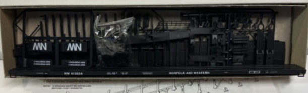Accurail 9207 HO Norfolk & Western 89' Bi-Level Open Auto Rack Kit – Trainz