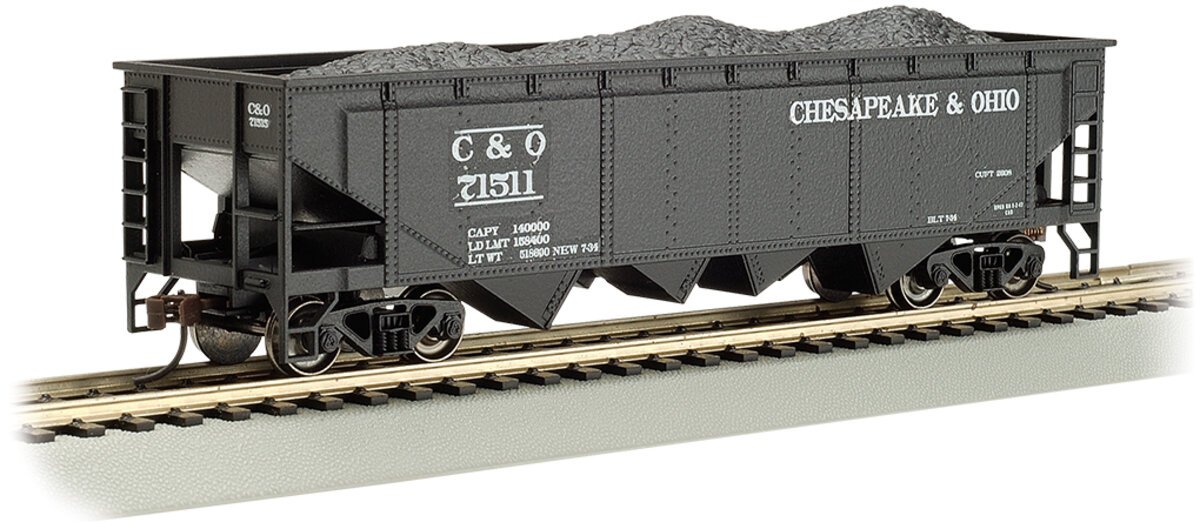 Bachmann 17605 HO Chesapeake & Ohio 40' Quad Hopper #71511