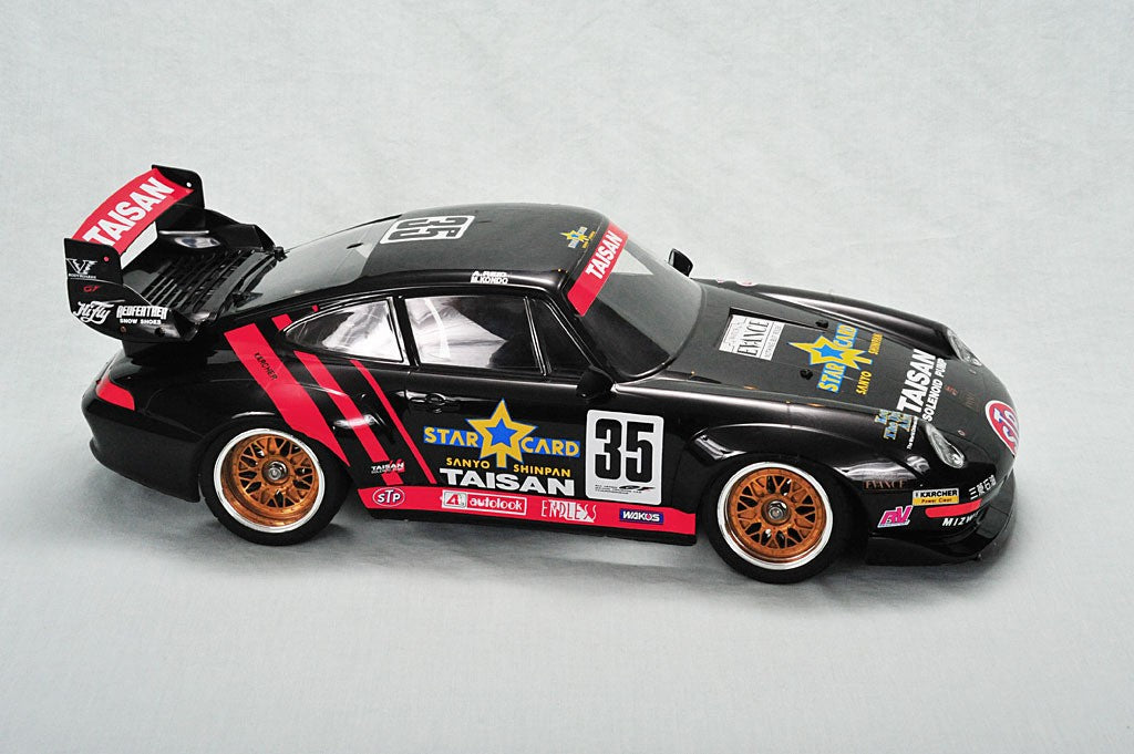Porsche - エブロ　TAISAN STAR CARD ポルシェ962 GT 1994 黒 Porsche - エブロ TAISAN STAR CARD ポルシェ962 GT 1994 黒の