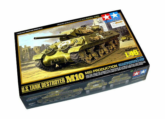 Tamiya 32519 1:48 U.S.Destoryer M10 MID Production Building Military Tank Kit