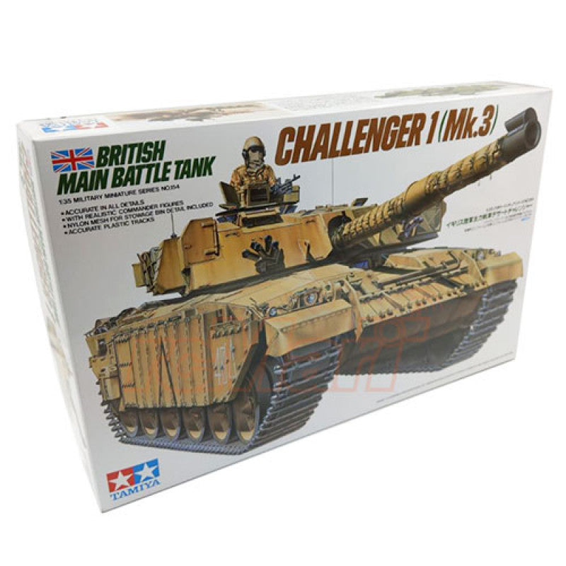 Tamiya 35154 1:35 Challenger 1 (Mk.3) Military Tank Model Kit