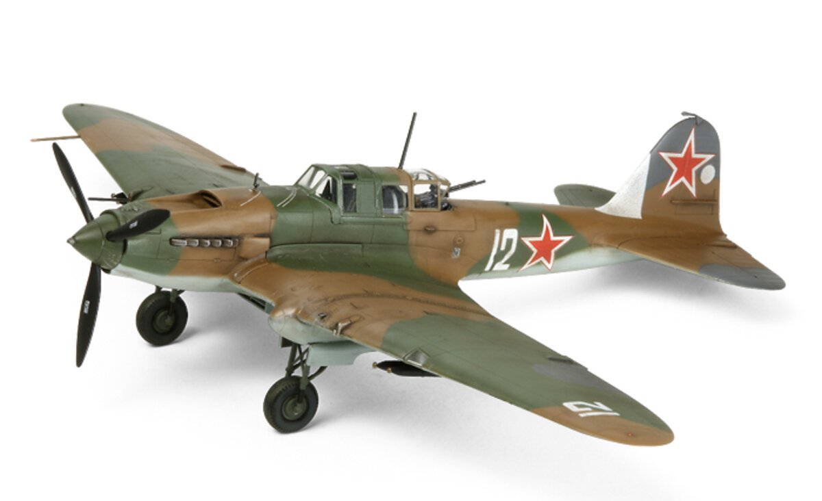 Tamiya 60781 1:72 Ilyushin IL-2 Shturmovik Military Aircraft Plane Model Kit