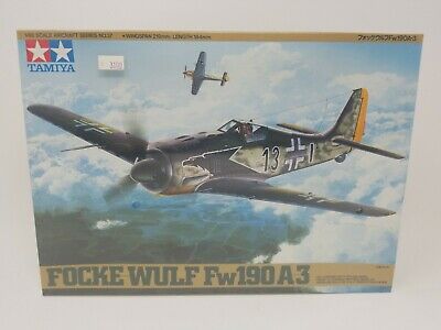 Tamiya 61037 1:48 Focke Wulf Fw 190 A-3 Model Military Aircraft Plane Model Kit