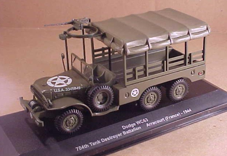 Eaglemoss EM014 1:43 Dodge WC63 704th Tank Destroyer Battalion 1944
