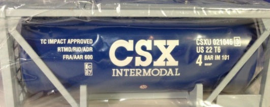 K-Line K-7810026 CSX ISO Tank & Frame