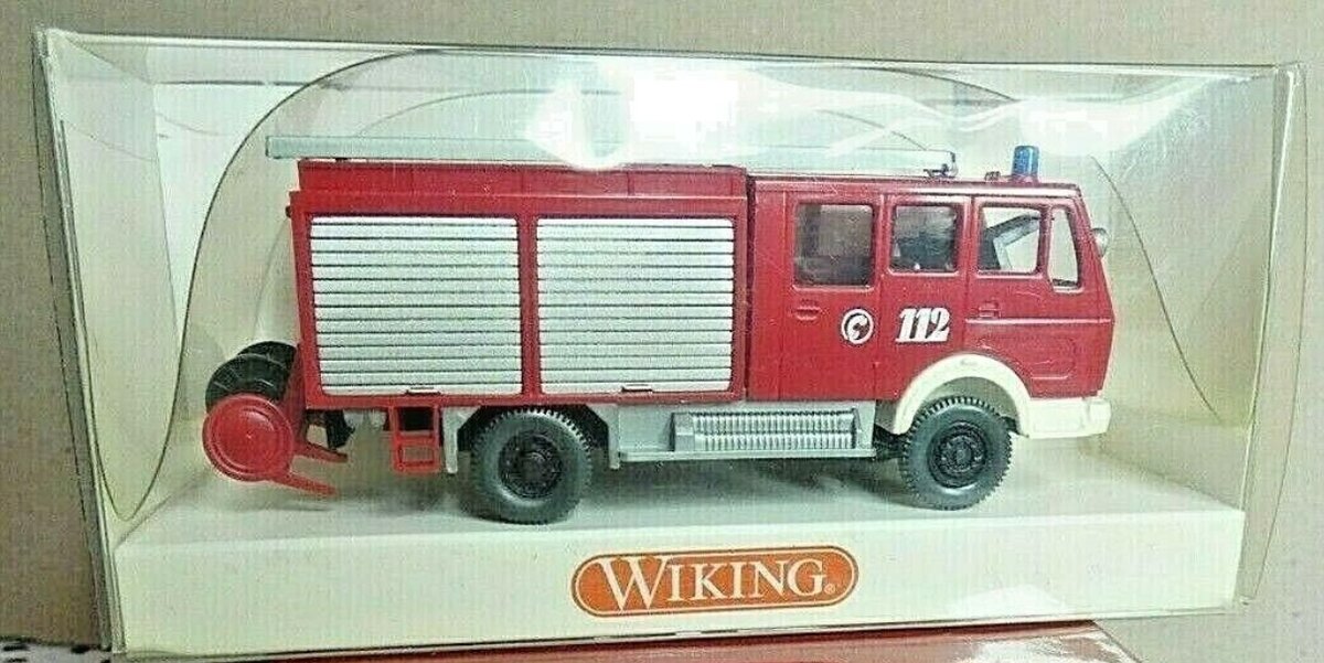 Wiking 61 60 24 HO Truck Lg Cab Mercedes-Benz LF 16 Fire Engine
