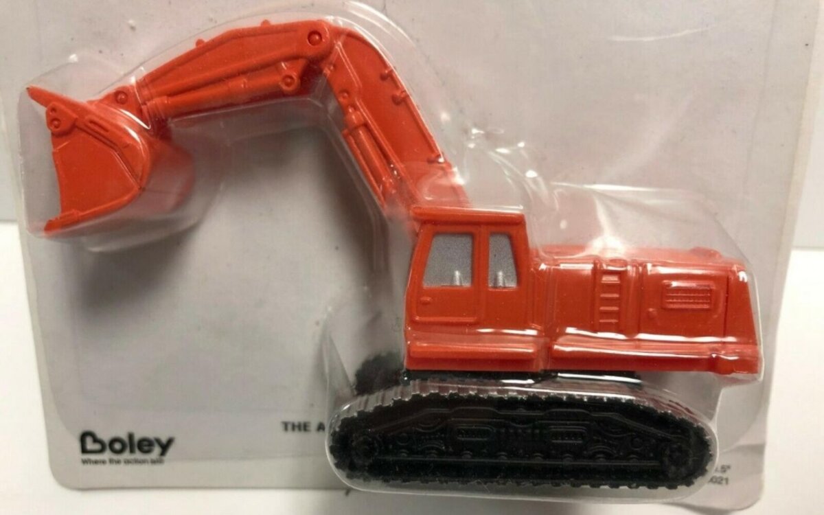 Boley 2304-9 HO Dept 1-87 Orange Hydraulic Excavator Heavy Construction