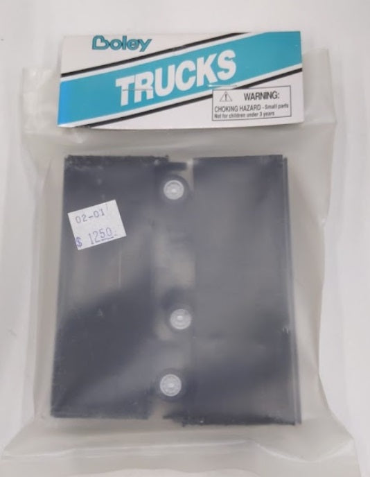 Boley 20663 1:87 Black Double-Bottom Hi-Cube Vans - Trailer Only (Pack of 2)