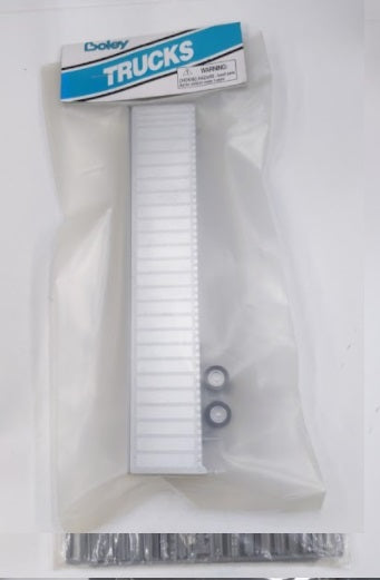 Boley 2068-6 HO Scale 53’ Dry Wall Trailer Silver