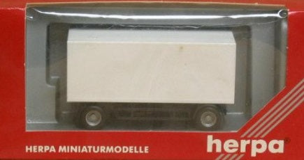 Herpa 075459 1:87 2-Axle Trailer Undecorated