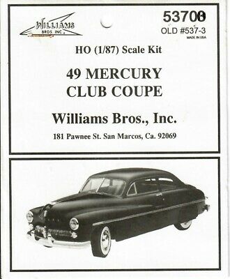 Williams Brothers 53700 1:87 1949 Mercury Club Coupe Model Kit