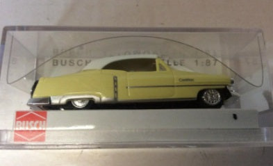 Busch 43406 1:87 Yellow Cadillac ‘54 Cabriolet