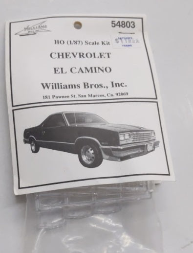 Williams Brothers 54803 1:87 Chevrolet El Camino Kit