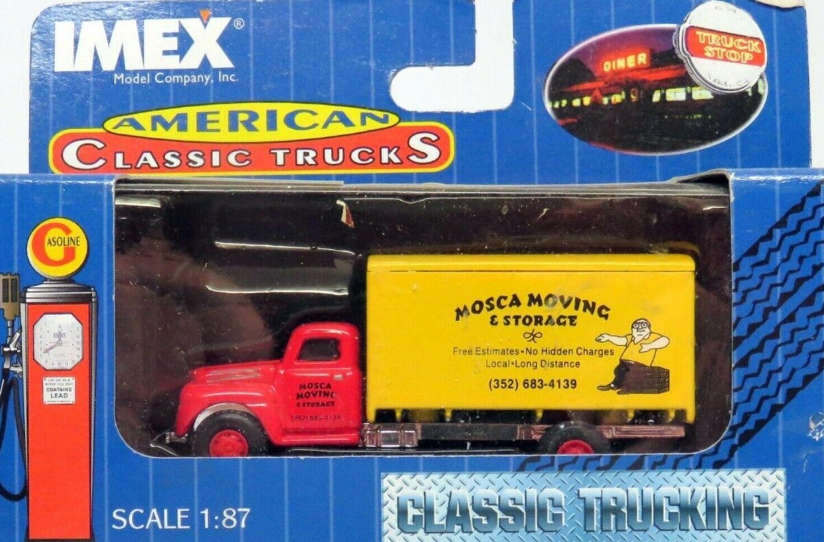 Imex 870024 1:87 American Classic Trucks Mosca Moving & Storage Truck