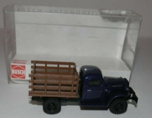 Busch 44001 1:87 Dark Blue Dodge Power Farm Truck
