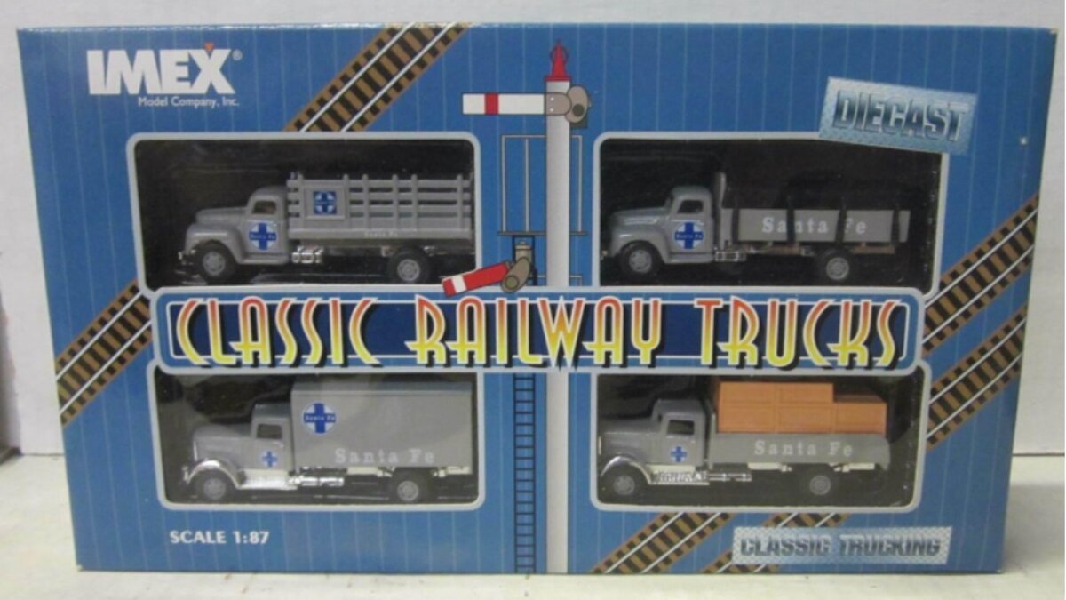 Imex 870126 1:87 Santa Fe Ford & Peterbilt Truck (Set of 4)