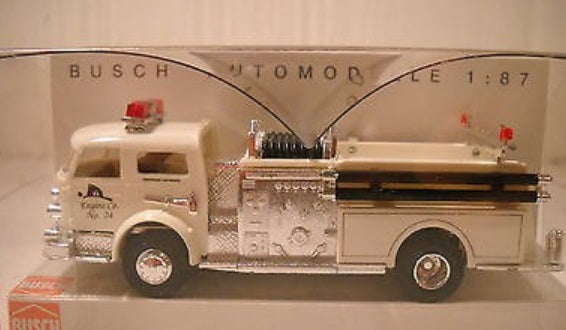 Busch 46007 HO 1:87 LaFrance Pumper White