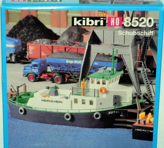 Kibri 8520 1:87 Modern Push/Pull Tugboat Kit