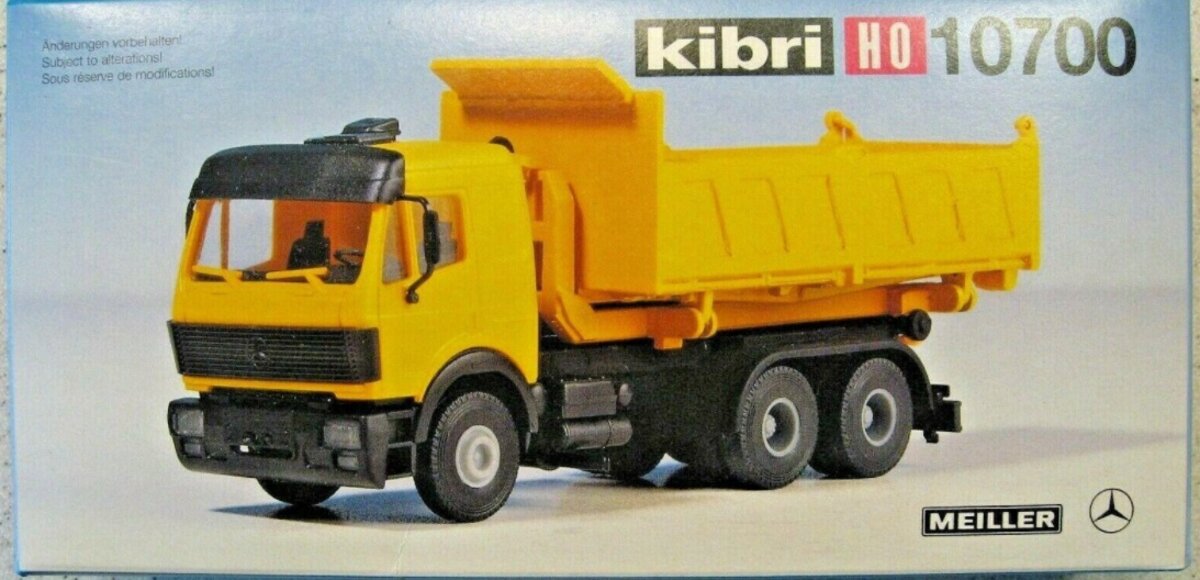 Kibri 10700 1:87 Mercedes-Benz tippng roll on/off skp