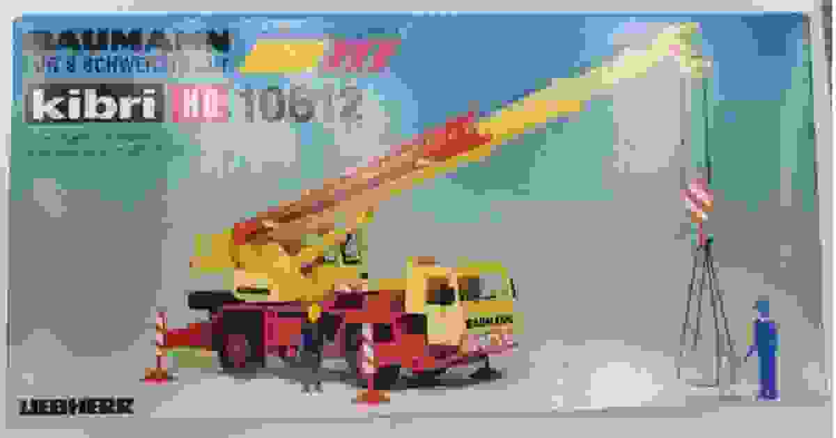 Kibri 10612 HO Liebherr 2-Axle Crane Kit
