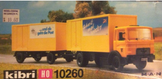Kibri 10260 1:87 MAN Double Bottom Truck Post Kit