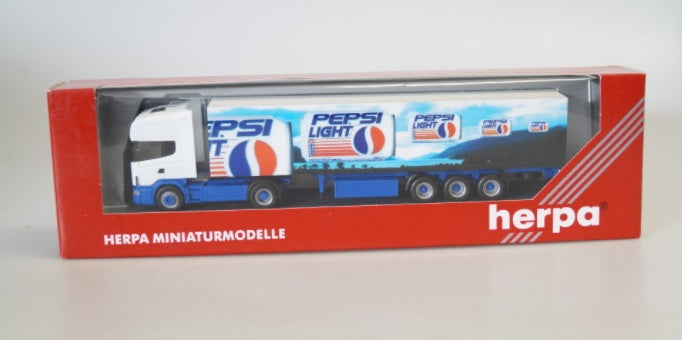 Herpa 186476 1:87 Scania 144 Tplne Pepsi Light