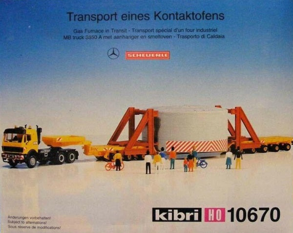 Kibri 10670 1:87 Gas Furnace in Transit Kit