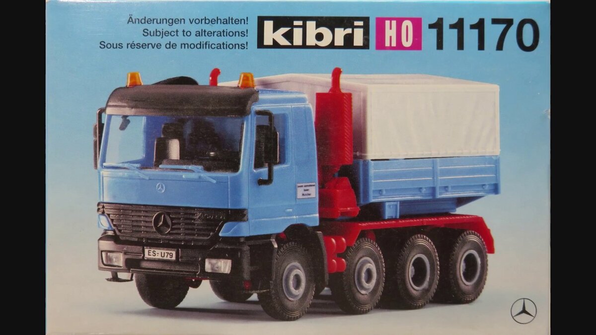 Kibri 11170 1:87 Mercedes-Benz 4-Axle Tractor United Kit