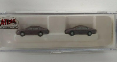 Atlas 2904 1:160 N Ford Taurus Rose Mist 1996 4-Door Sedan (Pack of 2)