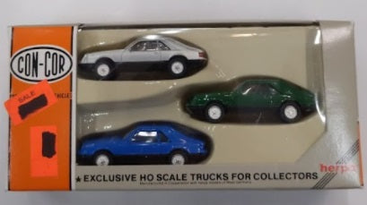 Con-Cor 0004-000250 1:87 Ford Mustang (Set of 3)