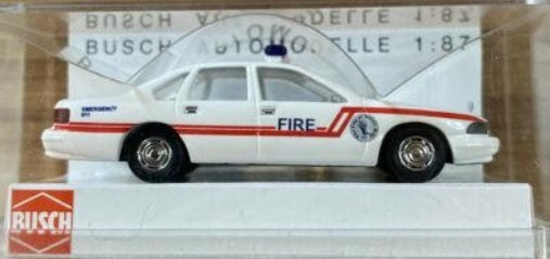 Busch 47612 1:87 Chevrolet Caprice Fire Chief