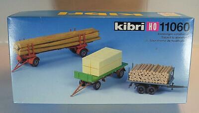 Kibri 11060 1:87 Trailer Set w/Loads Kit