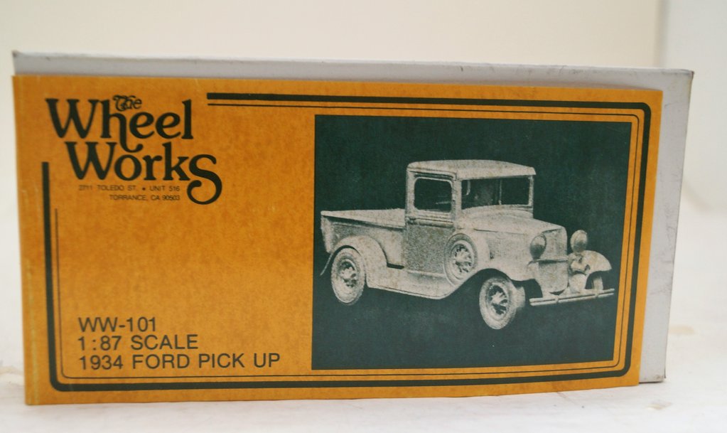 Wheel Works WW-101 HO Scale 1934 Ford Pickup Truck Kit