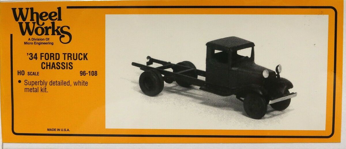 Wheel Works WW-108 HO 1934 Ford Truck Chassis/Cab Kit