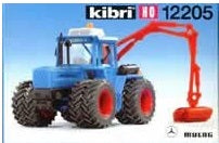 Kibri 12205 1:87 Mercedes-Benz Tractor w/Hedge Trimmer