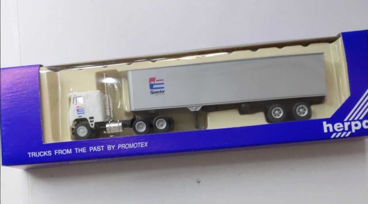 Herpa 6081 HO By Promotex Spector American Tractor Trailer