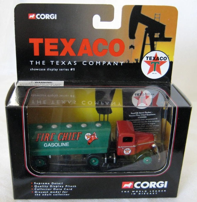 Corgi CS90008 Ford Artic V8 Semi-Tanker Texaco Fire Chief Gasoline