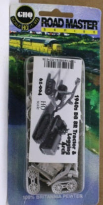 GHQ 61004 HO 40’s D8 8R Tractor & Logging Arch  Farming Equipment Kit