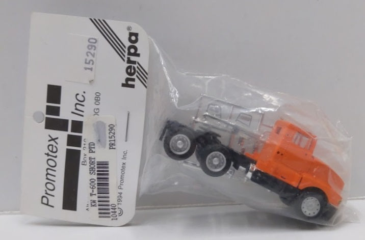 Promotex 15290 HO Herpa Orange Kenworth T-600 Tractor Kit
