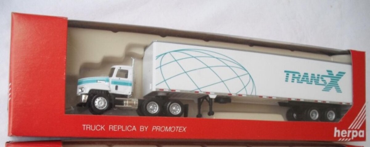 Herpa 6317 1:87 TransX CH 603 Tractor Trailer