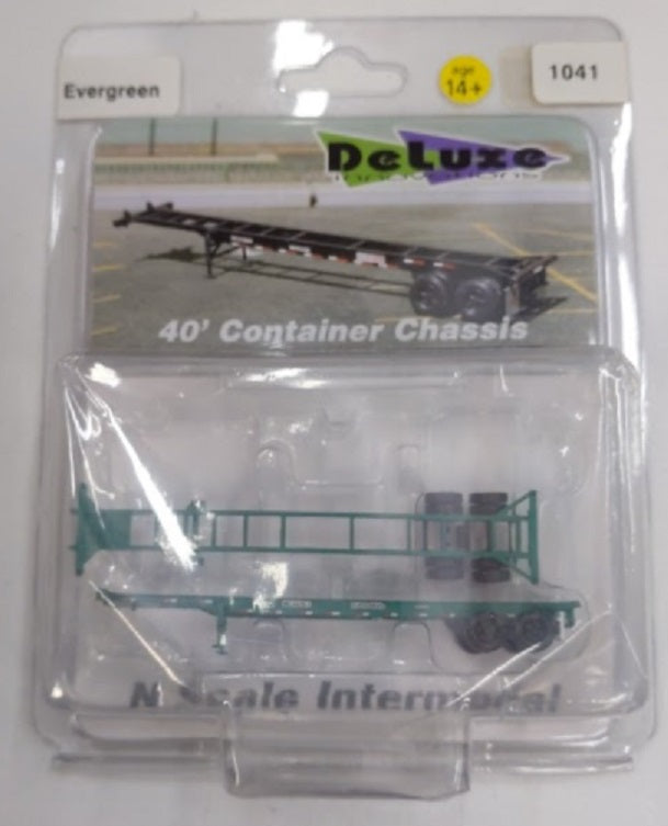 Deluxe Innovations 1041 N Evergreen 40' Container Chassis (Pack of 2)